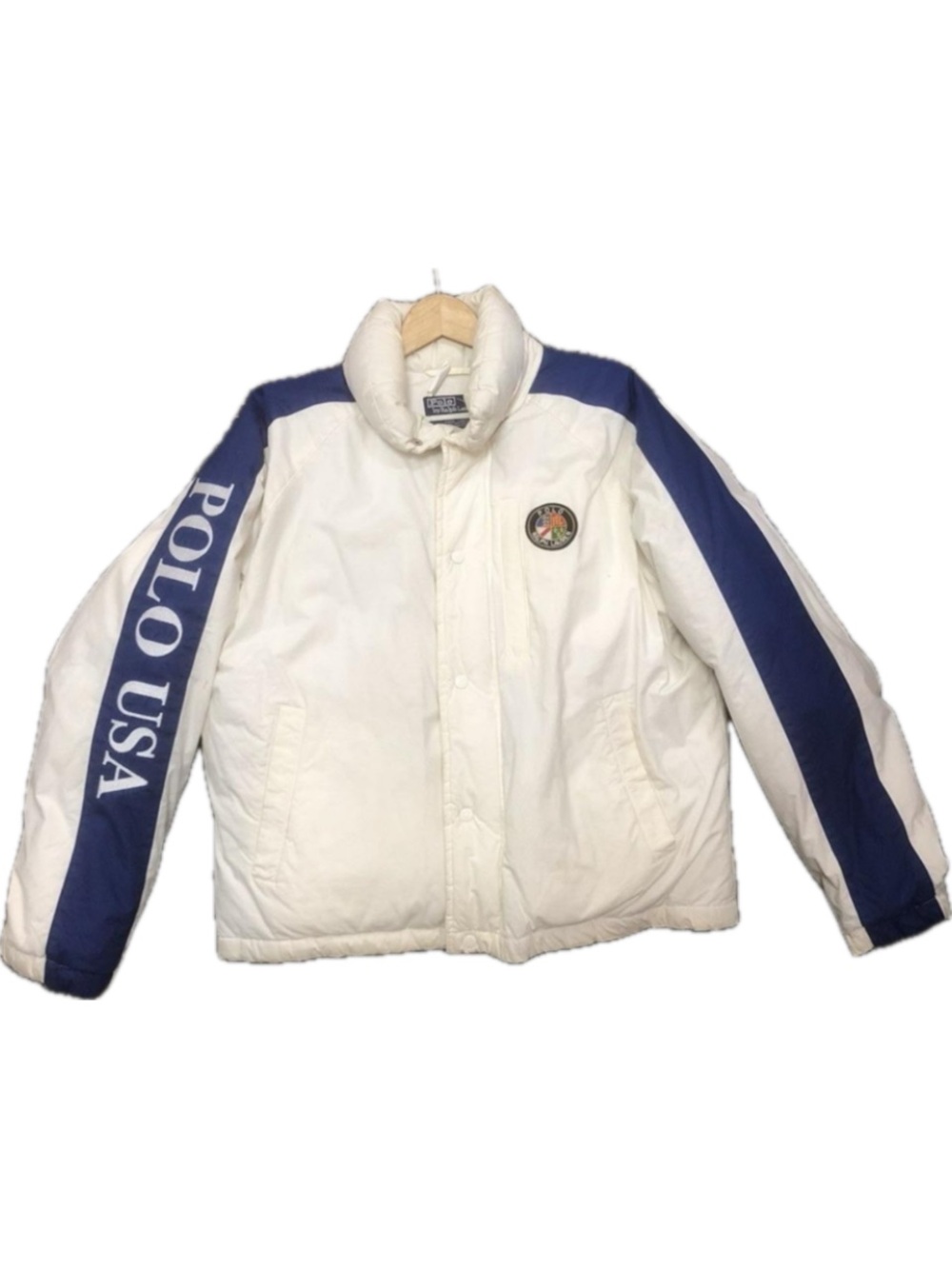 Ralph Lauren Polo Retro Down Filled Ski Jacket Suicide Downhill Snow Size Large
